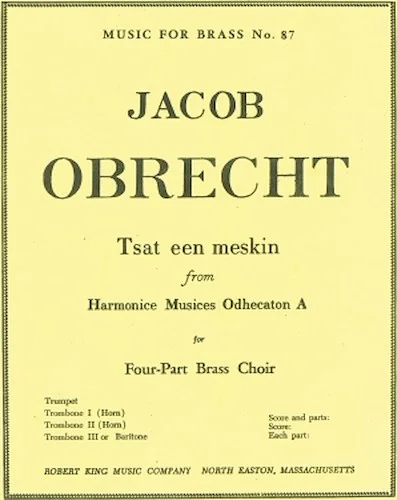 Tsaat Een Meskin (quartet-brass)