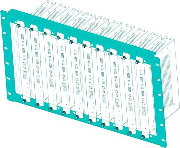 Turtle AVTAV-CHAZYRACK6UCHAZY 6U Rack, holds any mix o