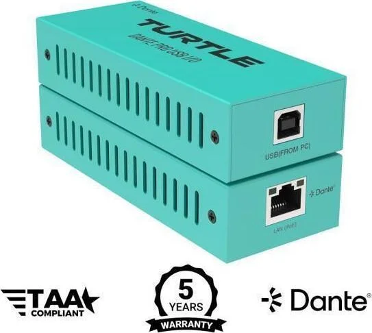 Turtle AVTAV-D2USB-PRODante Pro Dual Channel USB-C I