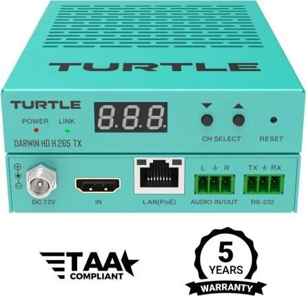 Turtle AVTAV-DARWINHD-TXDARWIN HD H.265 TX; HDMI 1080p