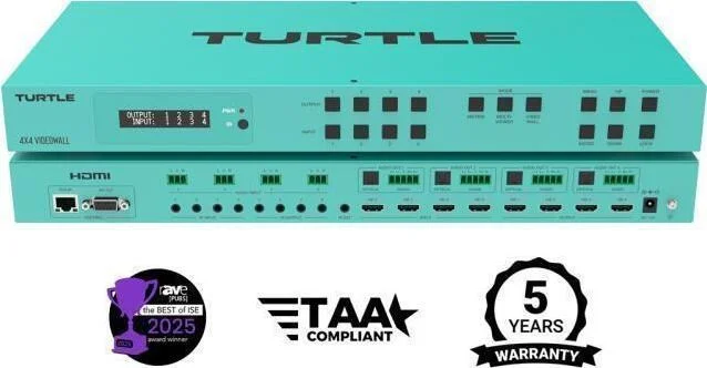 Turtle AVTAV-MX44VW4K60 444 4x4 Video Wall Matr