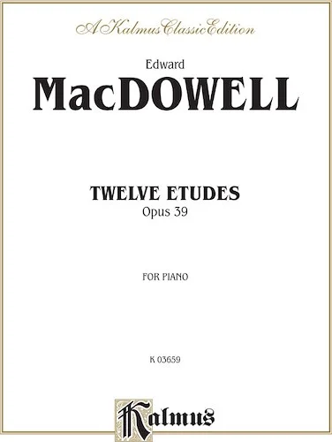 Twelve Etudes, Opus 39