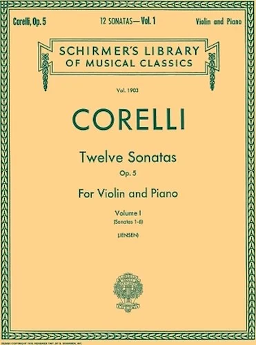 Twelve Sonatas, Op. 5 - Volume 1