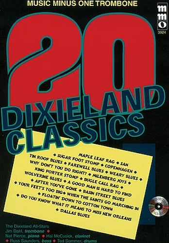Twenty Dixieland Classics - Music Minus One Trombone