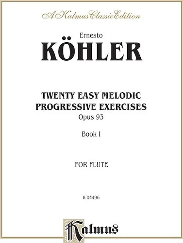 Twenty Easy Melodic Progressive Exercises, Opus 93, Book I