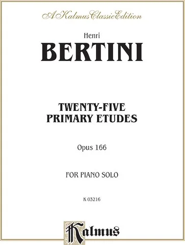 Twenty-five Primary Etudes, Opus 166