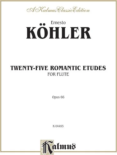 Twenty-five Romantic Etudes, Opus 66