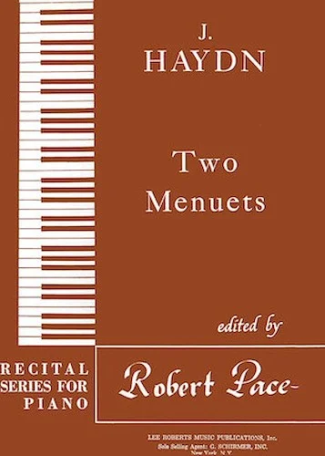 Two Menuets - Recital Series for Piano, Brown (Book V)