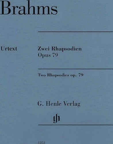 Two Rhapsodies Op. 79 Revised