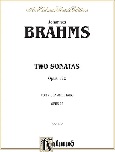 Two Sonatas, Opus 120