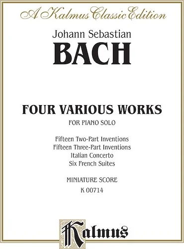 Two- and Three-Part Inventions, French Suites and Italian Concerto