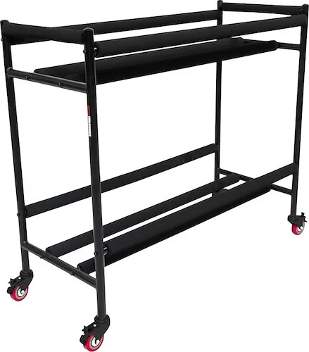 Two-Tier Snare Rack with Locking Casters