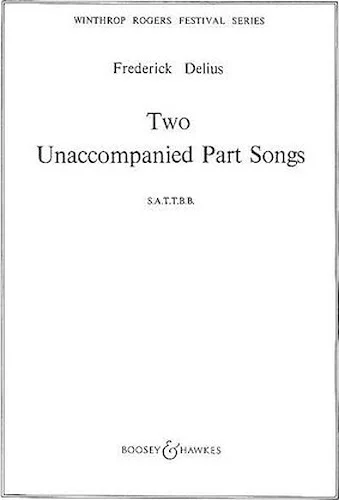Two Unaccompanied Part Songs - To Be Sung of a Summer Night on the Water