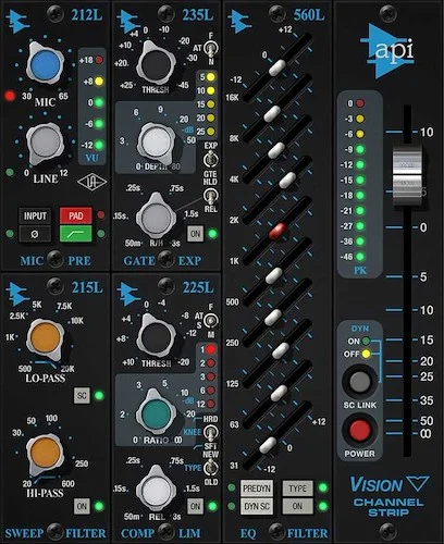 UAD API Vision Channel Strip Collection (Download) <br>