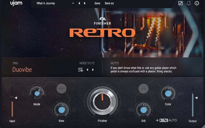 UJAM Crossgrade to RETRO	 (Download) <br>Crossgrade from any UJAM product. Only for paid UJAM product owners. 