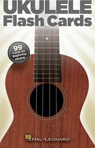 Ukulele Flash Cards - 99 Cards for Beginning Ukulele