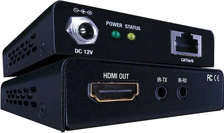 Ultra Slim HDMI over Single CAT5e/CAT6 Extender with PoE 165' /50m