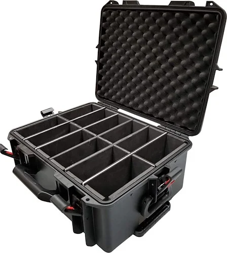 UltronX Watertight Case for 12 ApeLabs MAXI Lights W-Extendable Handle and Wheels