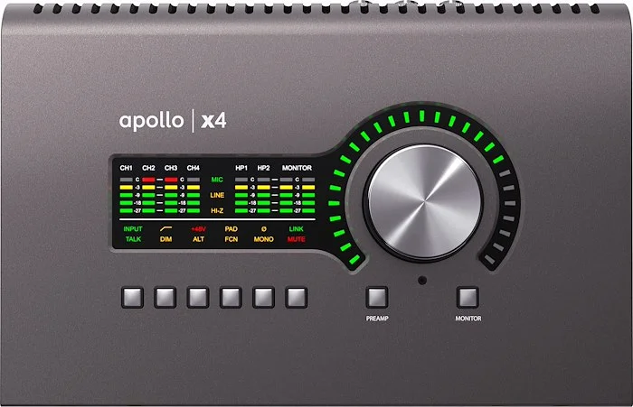 Universal Audio APX4-HE Apollo x4 Desktop Recording Interface. Heritage Edition (Thunderbolt 3)