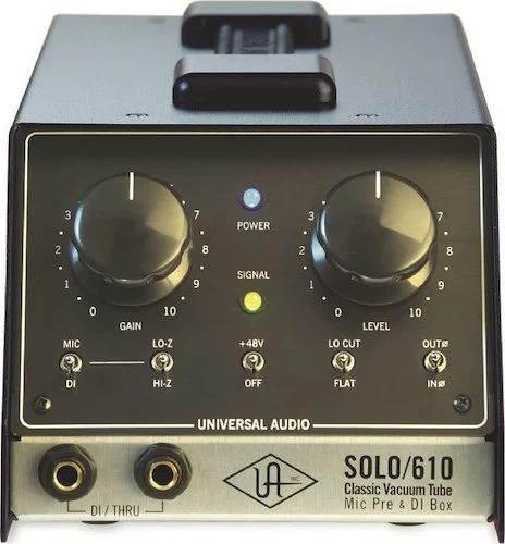 Universal Audio S610 Solo/610 Classic Tube Single Channel Microphone Preamp