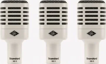 Universal Audio SD-3 Standard Dynamic 3 Pack Instrument Microphones with Hemisphere Modeling