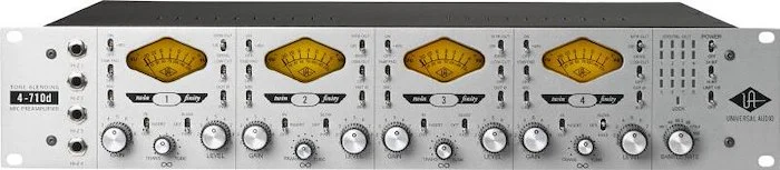 Universal Audio UA-4710D 4-Channel Tone-Blending Microphone Preamplifier