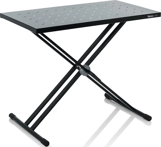 Utility table top with double-X stand