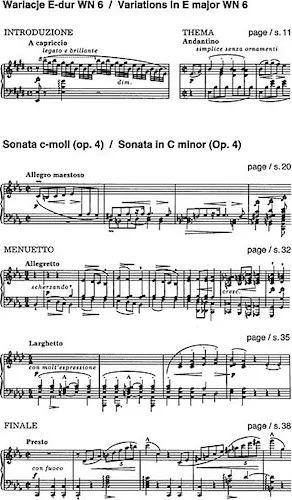 Variations in E and Sonata in C Minor - Chopin National Edition 28B, Volume IV
