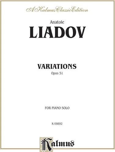 Variations sur un theme populaire Polonais, Opus 51