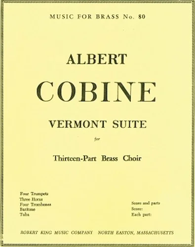 Vermont Suite (ensemble-brass 8 Or More)