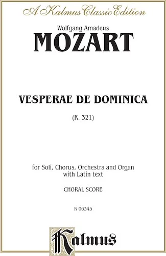 Vesperae de Dominica, K. 321