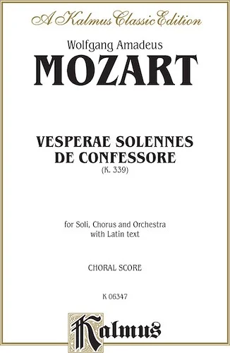 Vesperae Solennes de Confessore (K. 339)
