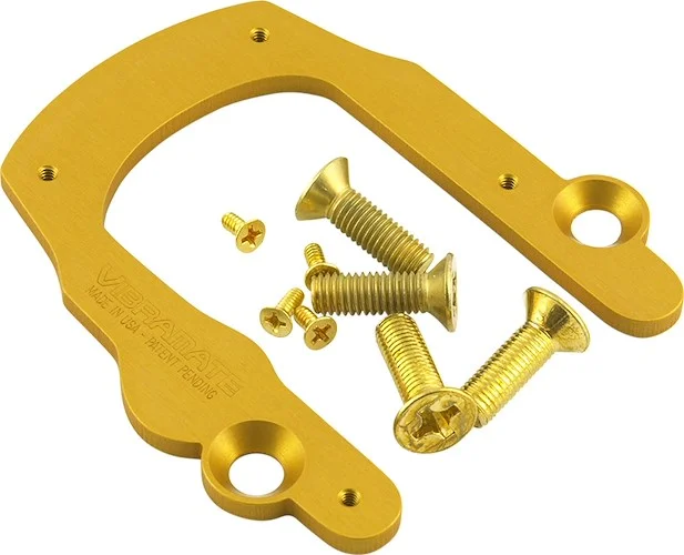 Vibramate Original V5 Stop Tailpiece Adapter Kit For Bigsby B5 24K Gold
