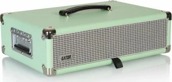 Vintage Amp Vibe Rack Case – 2U Seafoam Green Image