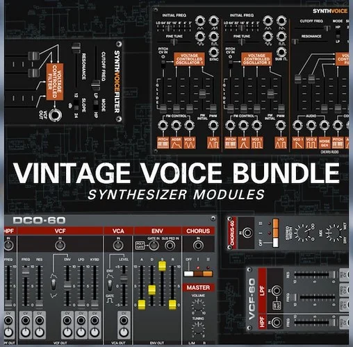Vintage Voice Bundle (Download)<br>Vintage Voice Bundle for Voltage Modular