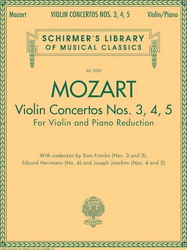 Violin Concertos Nos. 3, 4, 5