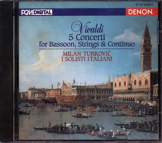 Vivaldi - 5 Concerti For Bassoon, String & Continuo