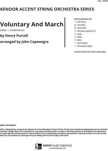 Voluntary And March (Full Score)