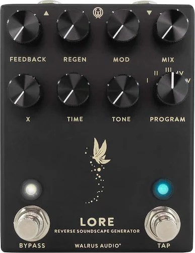 Walrus Audio Lore Reverse Soundscape Generator, Black 2024