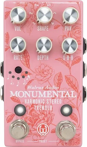 Walrus Audio Monumental Stereo Harmonic Tap Tremolo Floral Series 2024