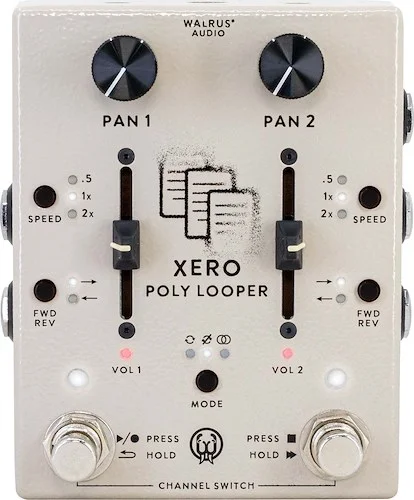 Walrus Audio Xero Polylooper Looper Pedal Cream
