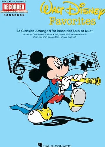 Walt Disney Favorites - Hal Leonard Recorder Songbook Series