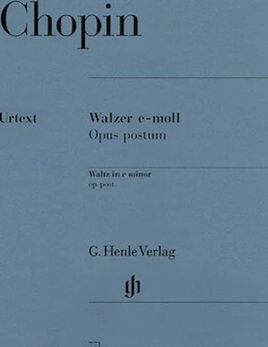 Waltz in E minor Op. Posth.