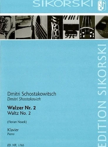 Waltz No. 2 - Arranged for Solo Piano