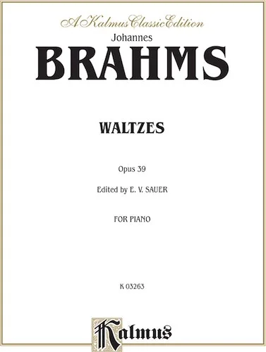 Waltzes, Opus 39