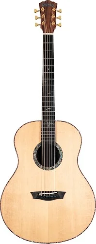 Washburn Elegante S24S Bella Tono Studio Acoustic Guitar. Gloss Natural