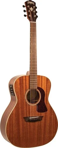 Washburn G120SWE Heritage Solid Woods Series Grand Auditorium Acoustic Electric Guitar