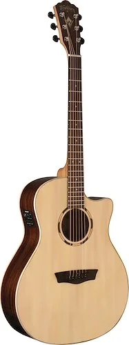 Washburn O20SCE Woodline 20 Series Orchestra Cutaway Acoustic Electric Guitar