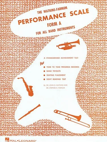 Watkins-Farnum Performance Scale - Form "A" Book - For All Band Instruments