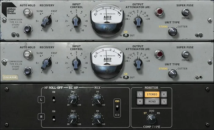 Waves Abbey Road RS124 Compressor	 (Download) <br>The Holy Grail of Vintage Smooth Compressors